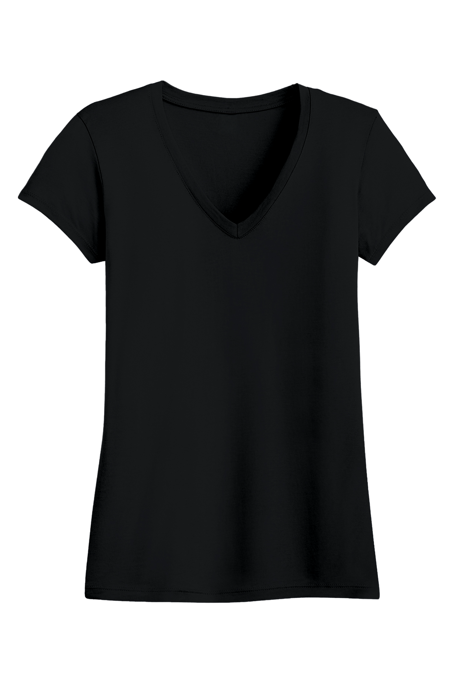 V-Neck Womens Short Sleeve Shirt