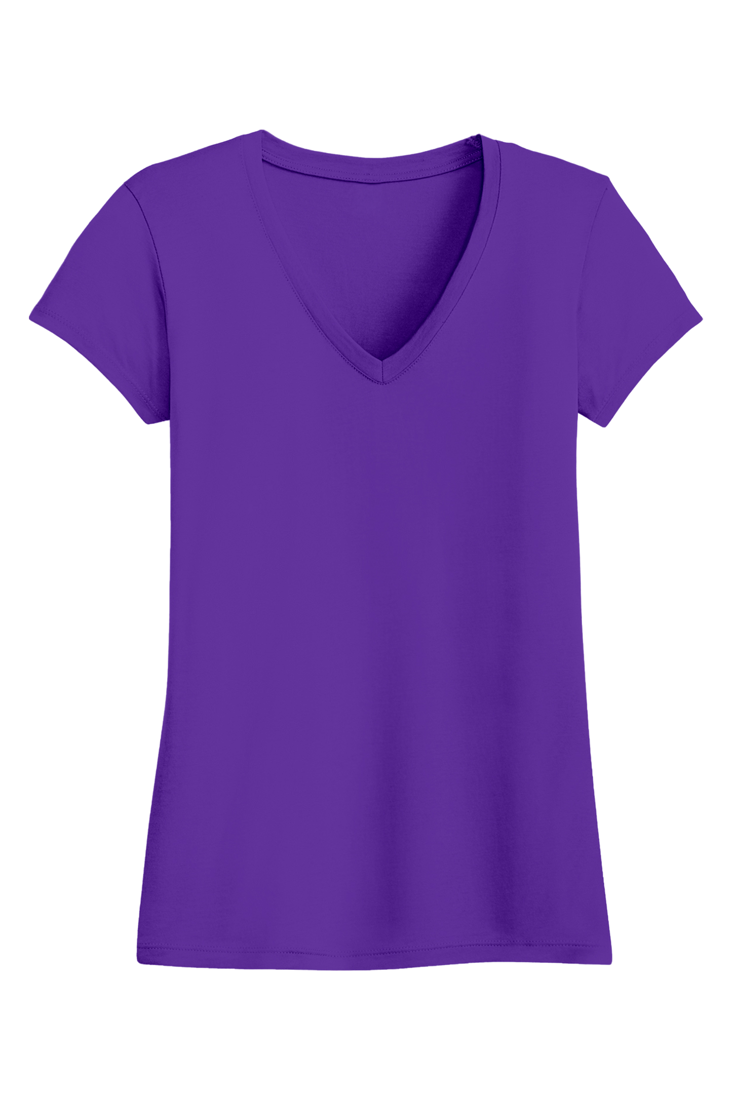 V-Neck Womens Short Sleeve Shirt