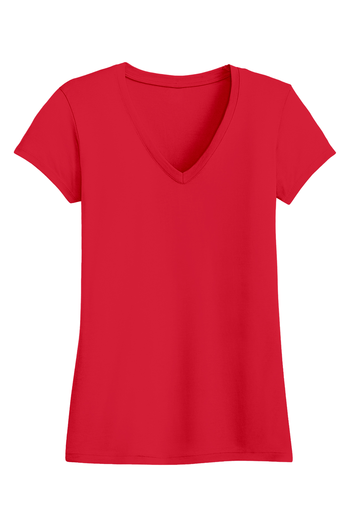 V-Neck Womens Short Sleeve Shirt