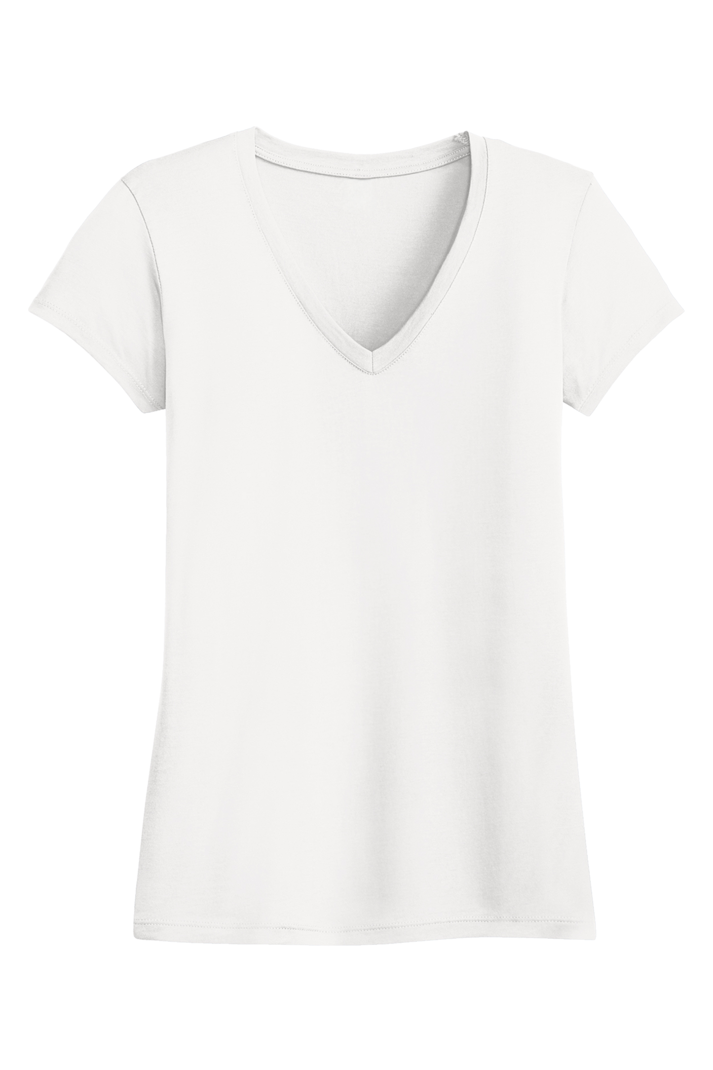 V-Neck Womens Short Sleeve Shirt