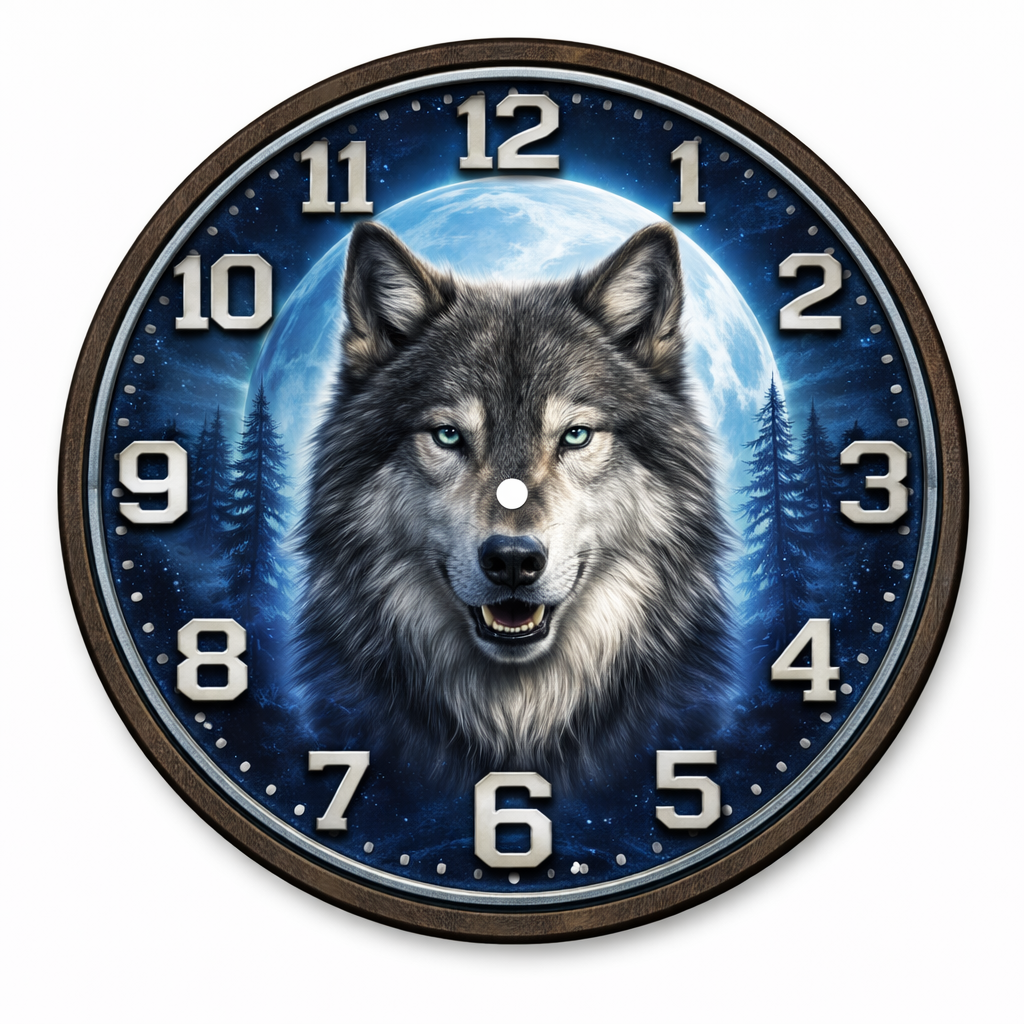 Custom Sublimation Clock – Personalized Photo or Design (8” or 12”)