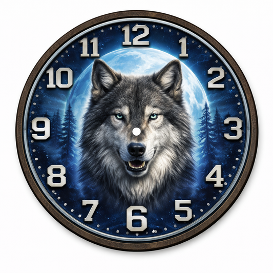 Custom Sublimation Clock – Personalized Photo or Design (8” or 12”)